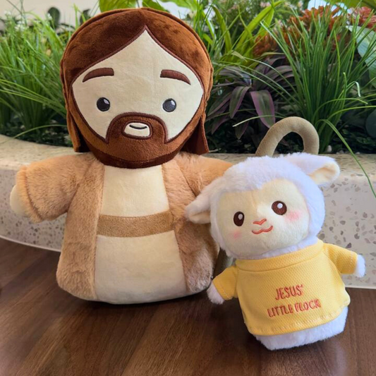 Good Shepherd Jesus Plushie Set