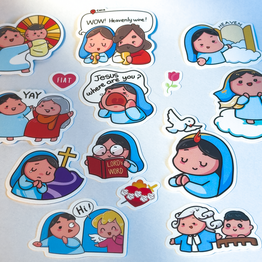 What would Mary do? Sticker Pack